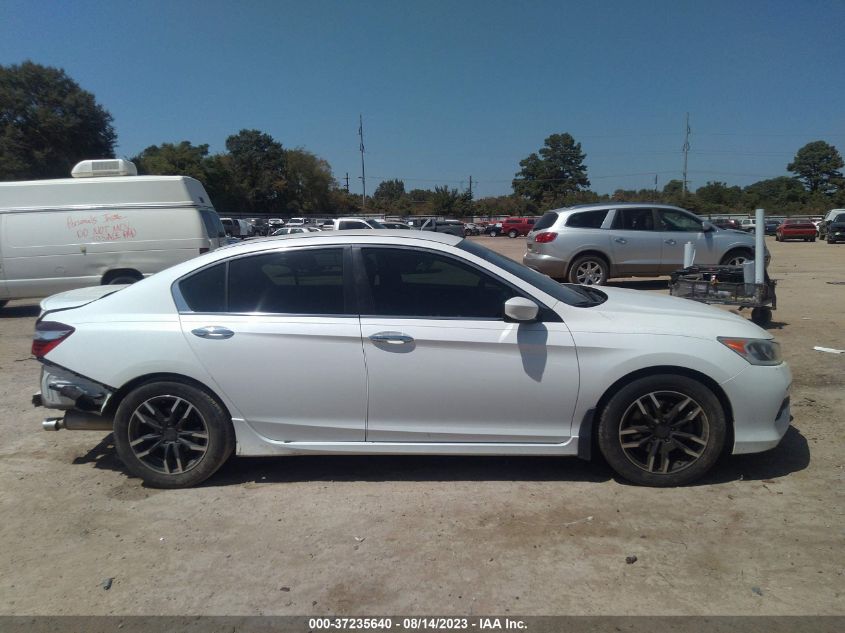 2017 HONDA ACCORD SEDAN SPORT - 1HGCR2F5XHA187286