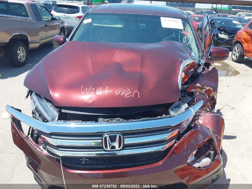 2016 HONDA PILOT EX-L - 5FNYF5H88GB020324