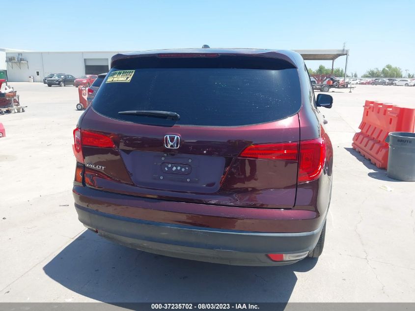 2016 HONDA PILOT EX-L - 5FNYF5H88GB020324