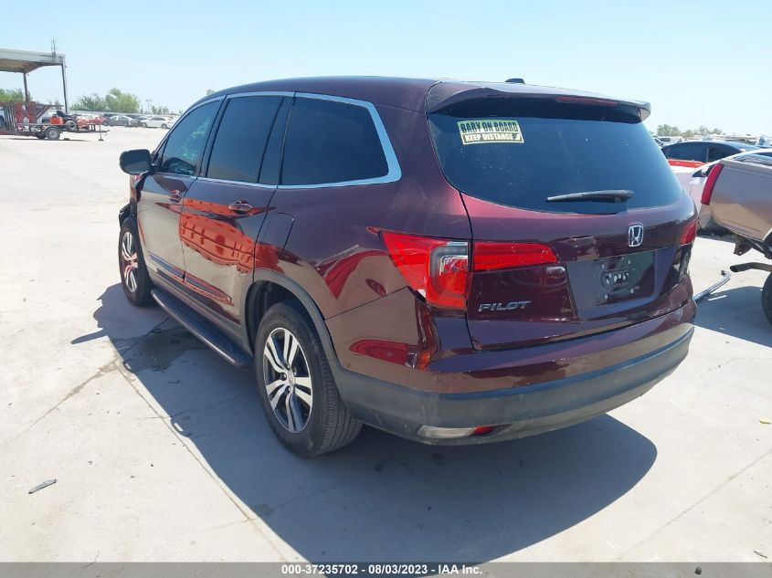 2016 HONDA PILOT EX-L - 5FNYF5H88GB020324