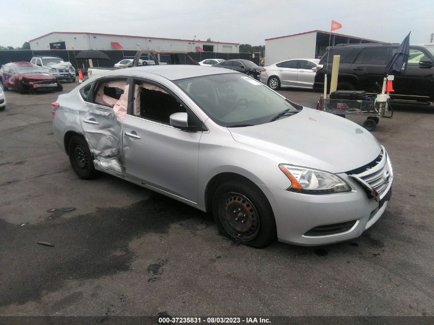 2015 NISSAN SENTRA SR/SL/S/SV/FE+ S - 3N1AB7AP8FY226601