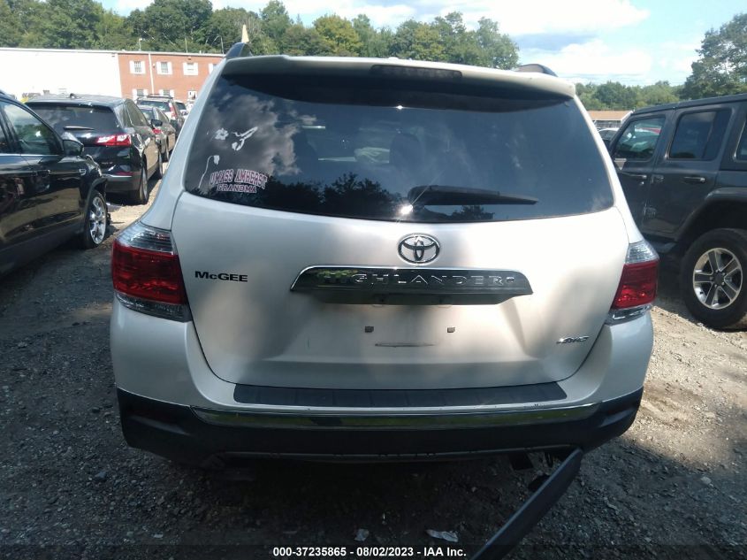 2013 TOYOTA HIGHLANDER LIMITED - 5TDDK3EH1DS232752