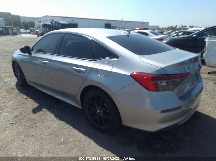 2023 HONDA CIVIC SEDAN SPORT - 2HGFE2F54PH518694