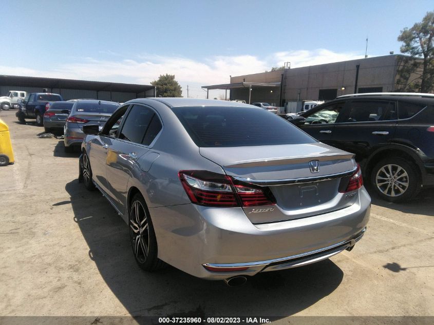 2017 HONDA ACCORD SEDAN SPORT - 1HGCR2F53HA007145