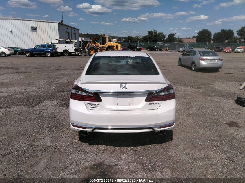 2016 HONDA ACCORD SEDAN SPORT - 1HGCR2F65GA192435