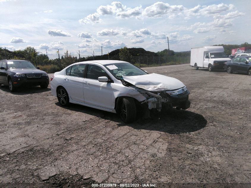 2016 HONDA ACCORD SEDAN SPORT - 1HGCR2F65GA192435