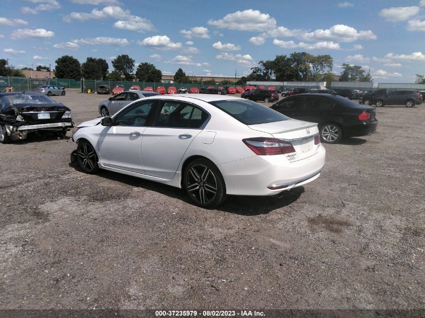 2016 HONDA ACCORD SEDAN SPORT - 1HGCR2F65GA192435