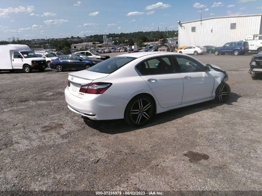 2016 HONDA ACCORD SEDAN SPORT - 1HGCR2F65GA192435