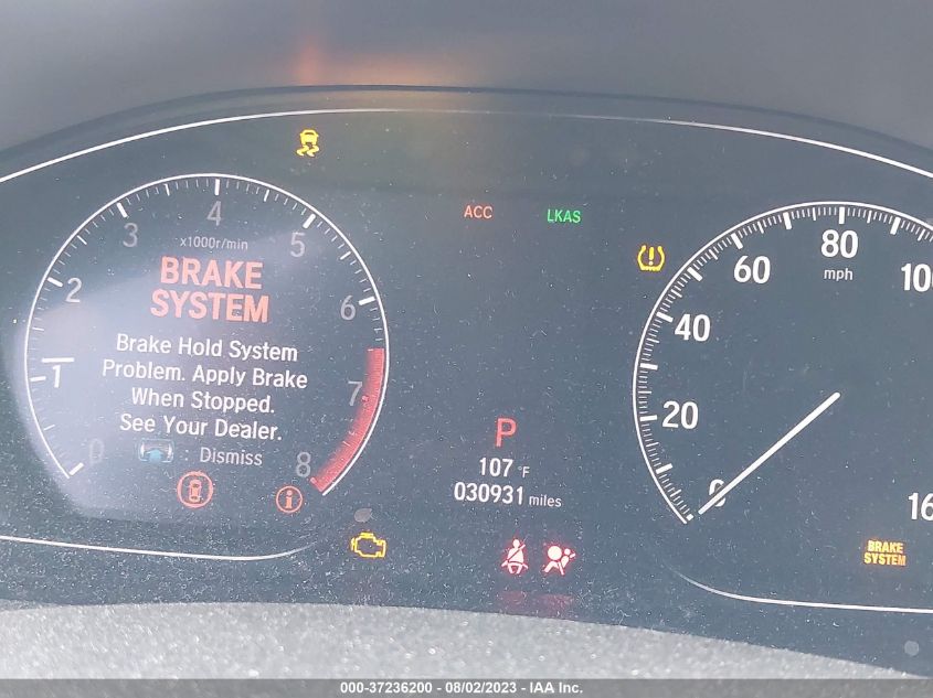 2020 HONDA ACCORD SEDAN EX-L - 1HGCV1F59LA060530