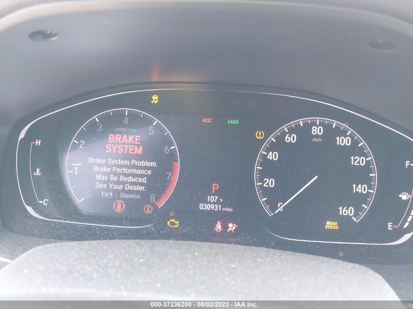 2020 HONDA ACCORD SEDAN EX-L - 1HGCV1F59LA060530