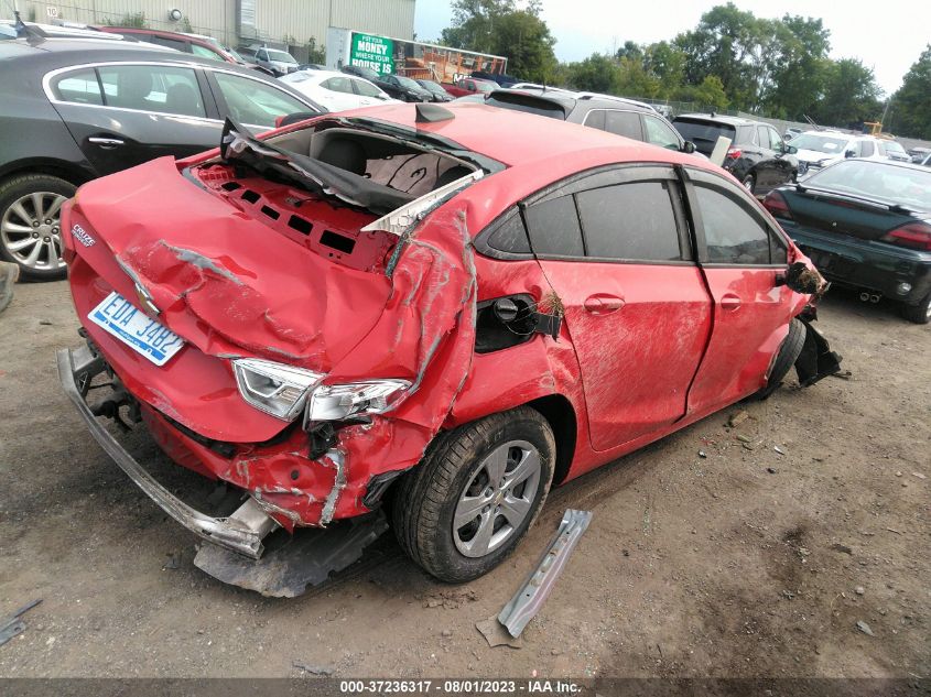 2016 CHEVROLET CRUZE LS - 1G1BC5SM9G7321073