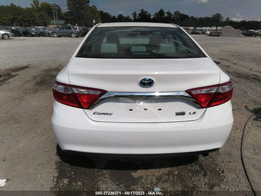2016 TOYOTA CAMRY HYBRID LE/XLE/SE - 4T1BD1FK0GU197813