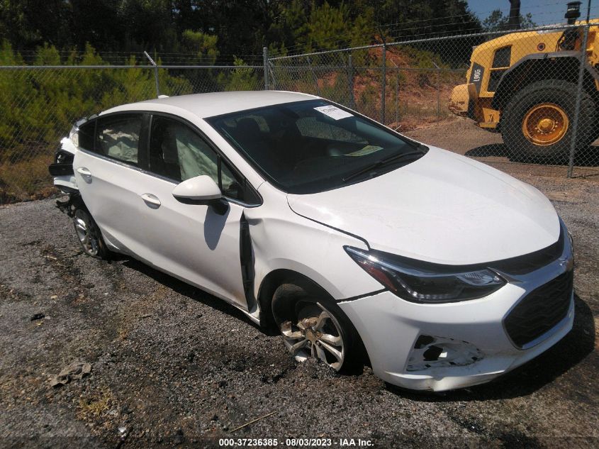 2019 CHEVROLET CRUZE LT - 1G1BE5SM1K7135871