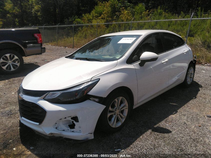 2019 CHEVROLET CRUZE LT - 1G1BE5SM1K7135871
