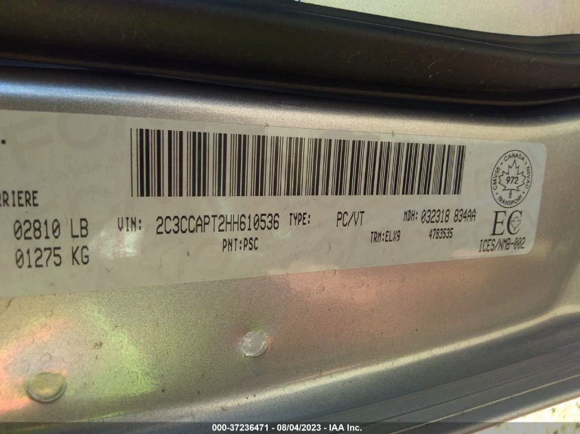 2017 CHRYSLER 300 300C PLATINUM - 2C3CCAPT2HH610536