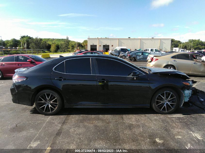 2022 TOYOTA CAMRY SE/SE NIGHT SHADE - 4T1G11BK9NU053470