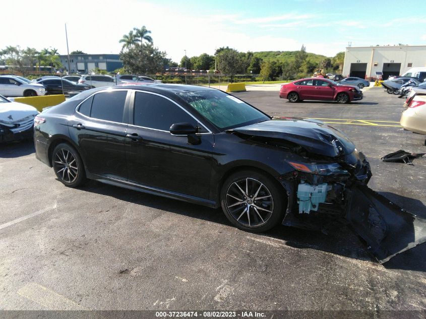 2022 TOYOTA CAMRY SE/SE NIGHT SHADE - 4T1G11BK9NU053470
