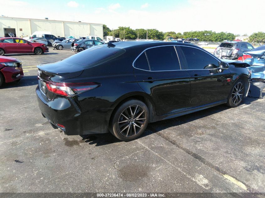 2022 TOYOTA CAMRY SE/SE NIGHT SHADE - 4T1G11BK9NU053470
