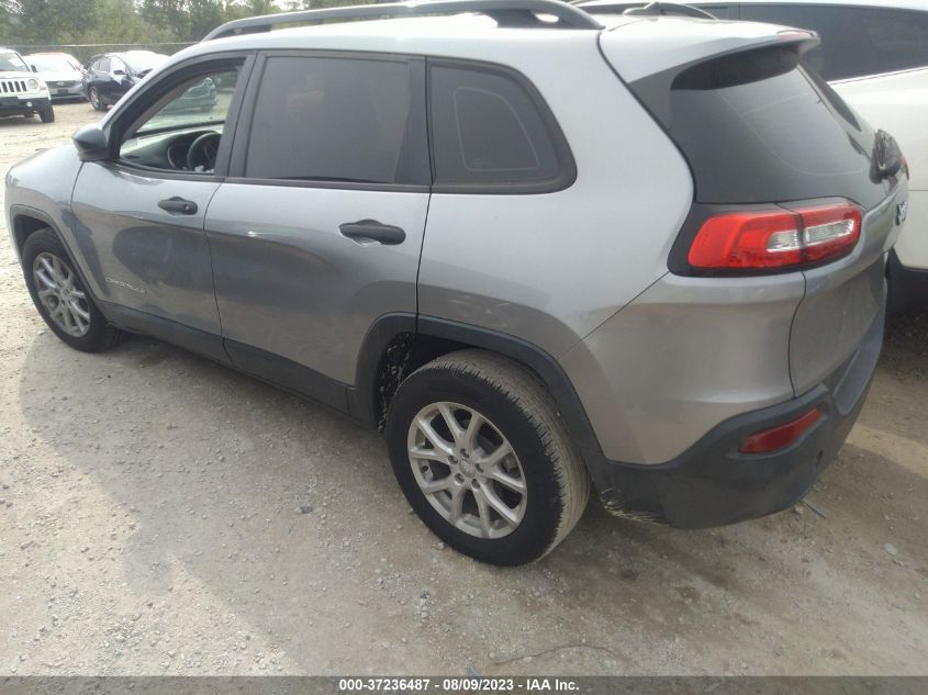 2016 JEEP CHEROKEE SPORT - 1C4PJLAB0GW114312