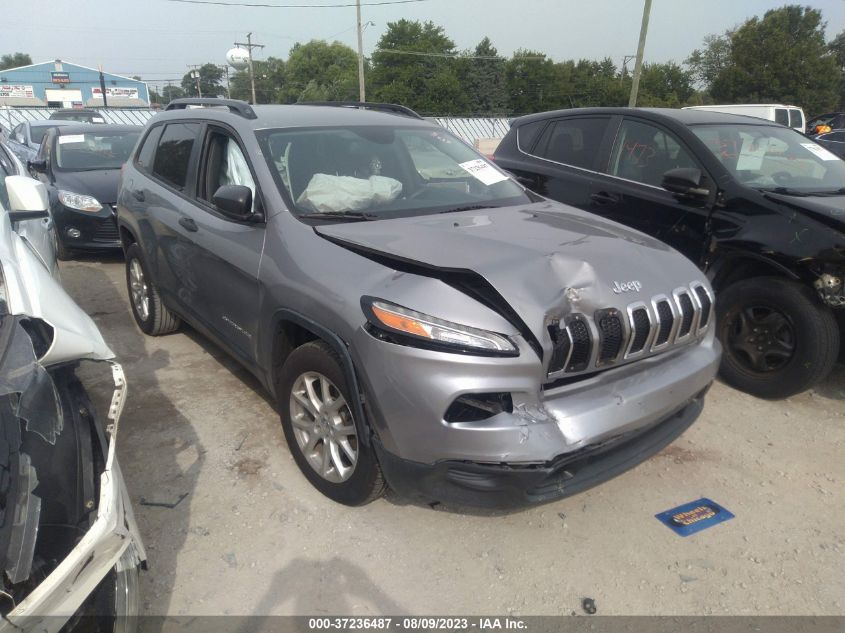 2016 JEEP CHEROKEE SPORT - 1C4PJLAB0GW114312