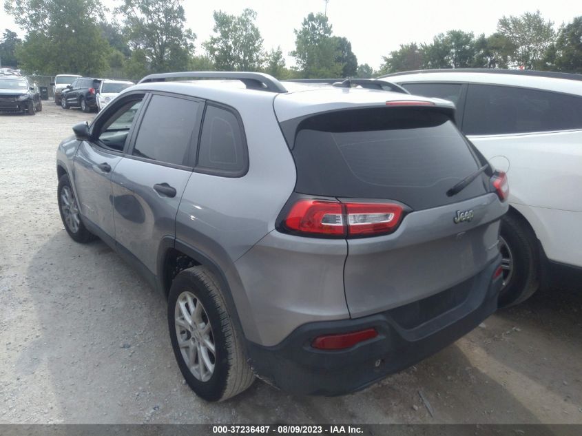 2016 JEEP CHEROKEE SPORT - 1C4PJLAB0GW114312