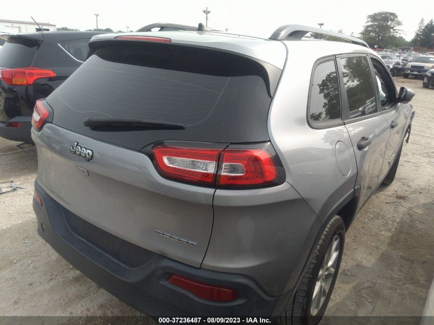 2016 JEEP CHEROKEE SPORT - 1C4PJLAB0GW114312