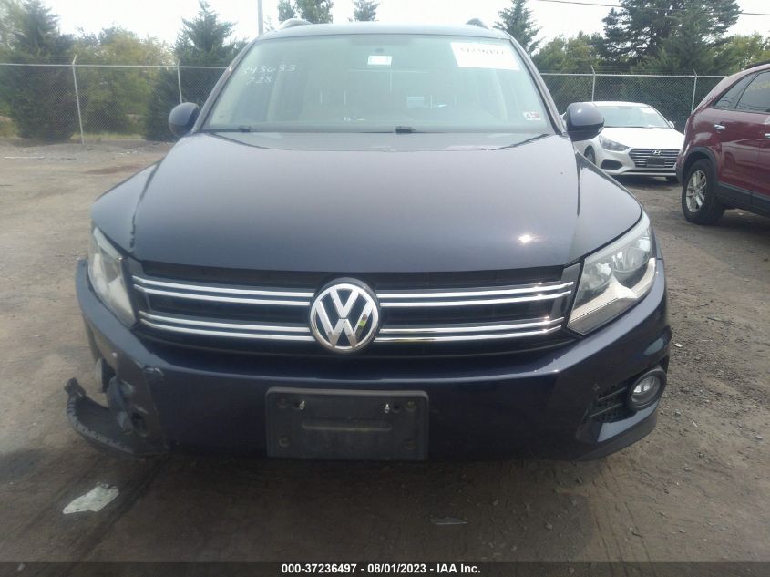 2015 VOLKSWAGEN TIGUAN SE - WVGBV7AX2FW577449