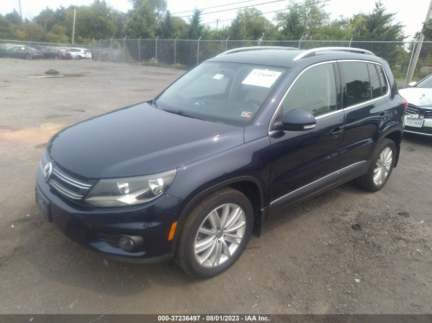 2015 VOLKSWAGEN TIGUAN SE - WVGBV7AX2FW577449