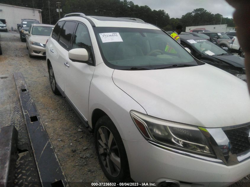 2013 NISSAN PATHFINDER PLATINUM - 5N1AR2MN4DC647710