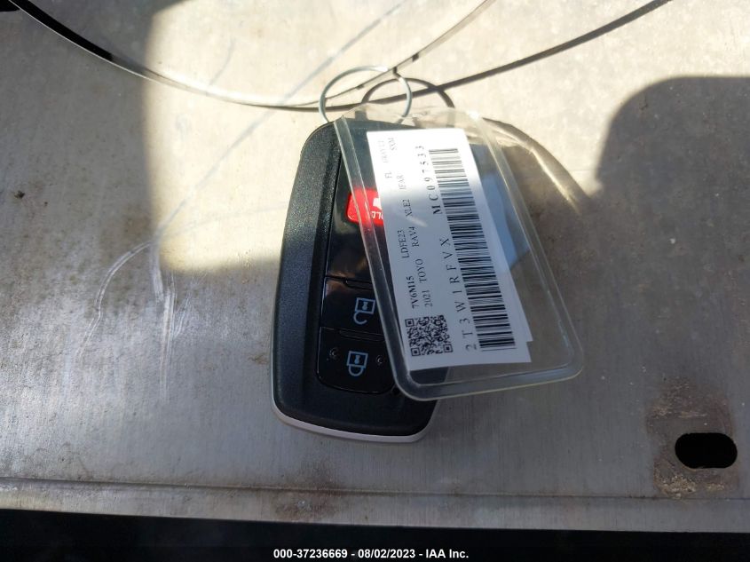 2021 TOYOTA RAV4 XLE - 2T3W1RFVXMC097533