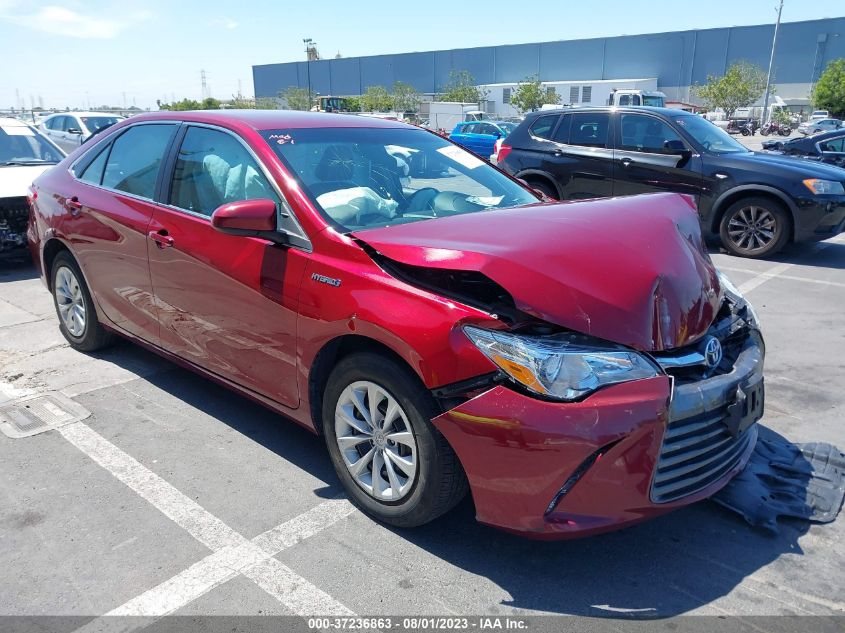 2016 TOYOTA CAMRY HYBRID LE/XLE/SE - 4T1BD1FK3GU178883