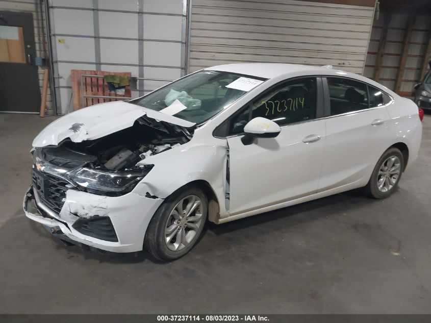 2019 CHEVROLET CRUZE LT - 1G1BE5SM1K7143257