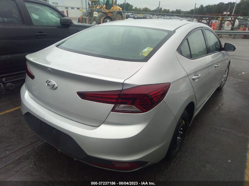 2019 HYUNDAI ELANTRA SE - 5NPD74LF4KH457761