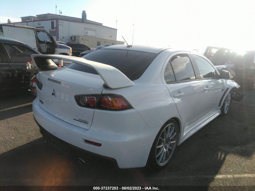 2014 MITSUBISHI LANCER EVOLUTION GSR JA32W8FV2EU019950