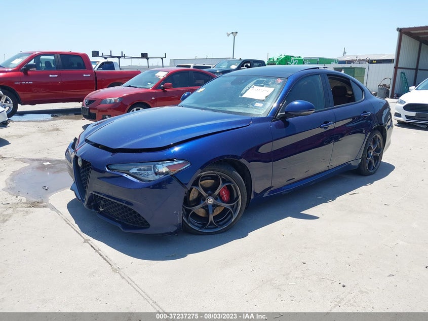 VIN ZARFAEEN5J7588940 2018 ALFA ROMEO GIULIA TI SPORT