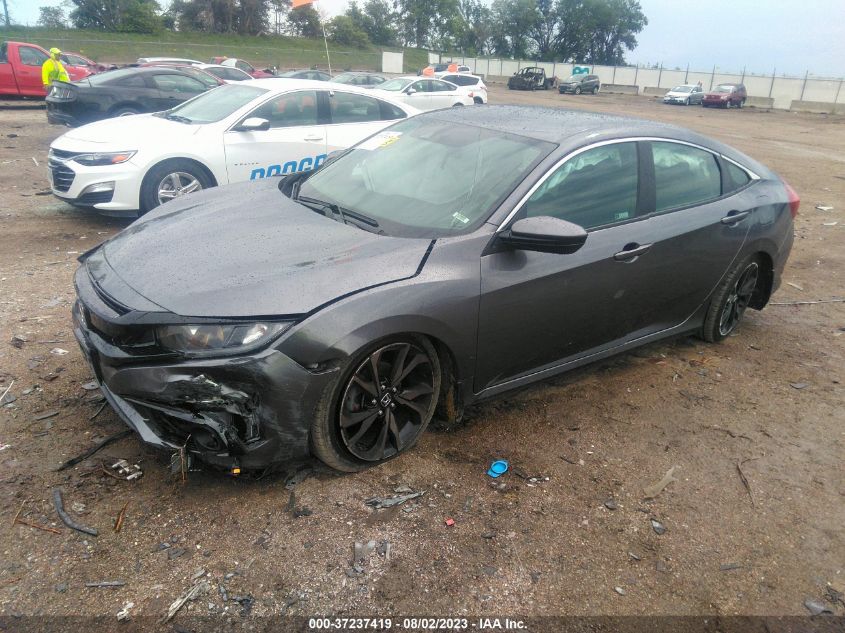 2019 HONDA CIVIC SEDAN SPORT - 19XFC2F82KE023946