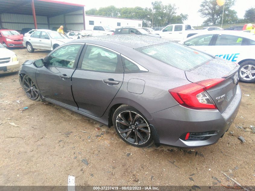 2019 HONDA CIVIC SEDAN SPORT - 19XFC2F82KE023946