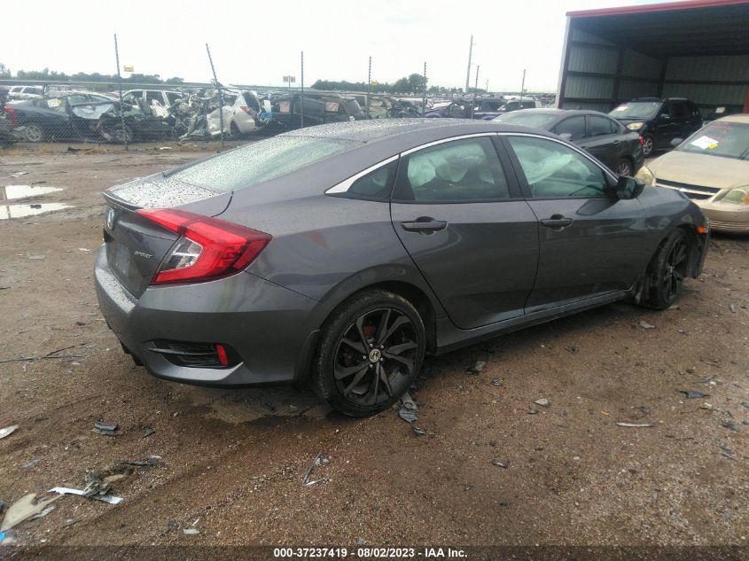 2019 HONDA CIVIC SEDAN SPORT - 19XFC2F82KE023946