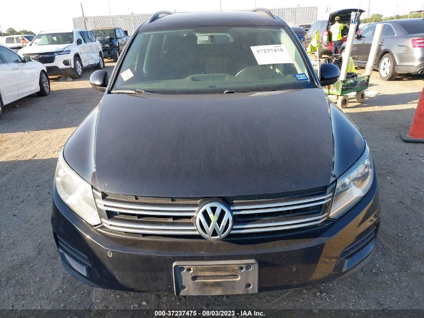 2015 VOLKSWAGEN TIGUAN S - WVGAV7AX4FW575360