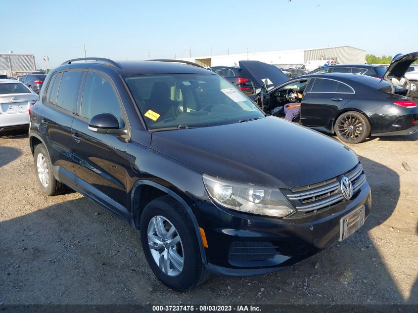 2015 VOLKSWAGEN TIGUAN S - WVGAV7AX4FW575360