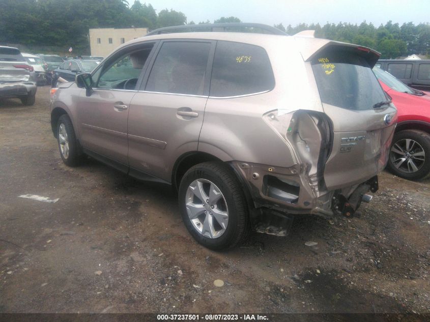2016 SUBARU FORESTER 2.5I LIMITED - JF2SJARCXGH509969
