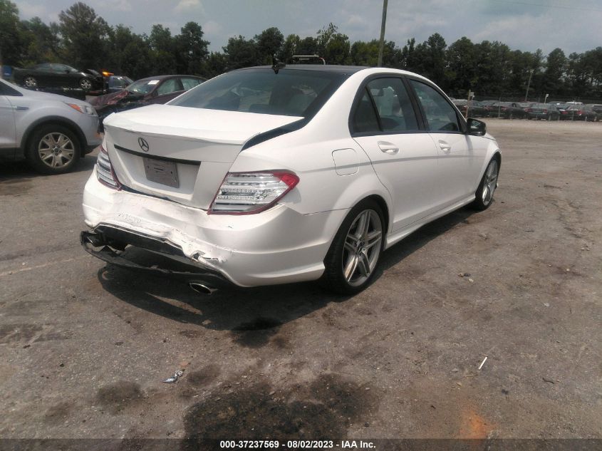 2013 MERCEDES-BENZ C-CLASS C 300 SPORT - WDDGF8AB4DR242311
