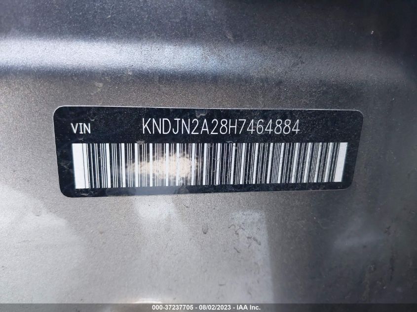 2017 KIA SOUL BASE - KNDJN2A28H7464884