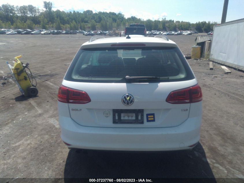 2016 VOLKSWAGEN GOLF SPORTWAGEN TSI S 3VWC17AUXGM518805