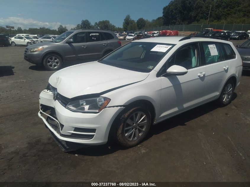 2016 VOLKSWAGEN GOLF SPORTWAGEN TSI S 3VWC17AUXGM518805