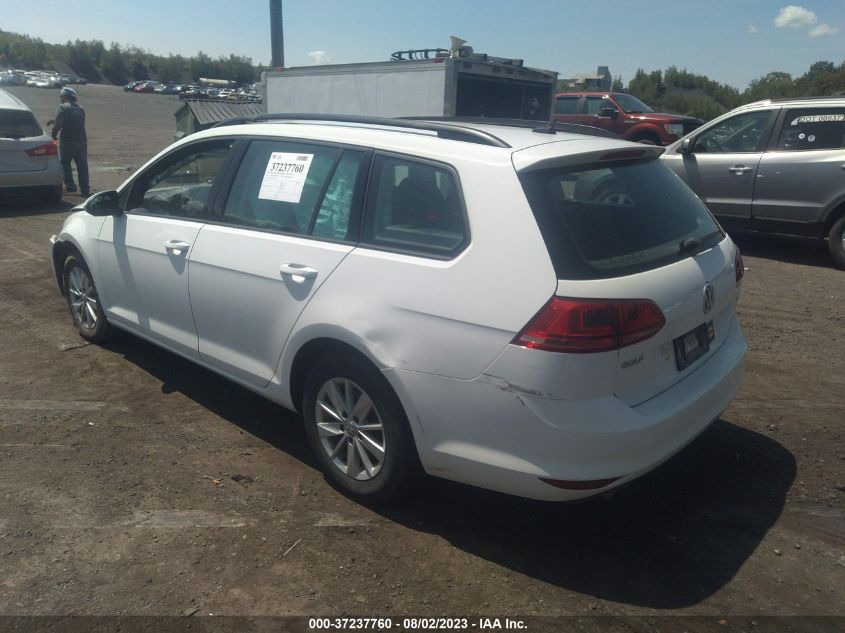 2016 VOLKSWAGEN GOLF SPORTWAGEN TSI S 3VWC17AUXGM518805