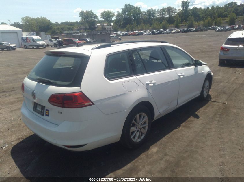 2016 VOLKSWAGEN GOLF SPORTWAGEN TSI S 3VWC17AUXGM518805