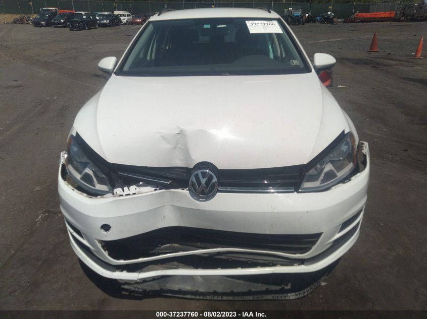 2016 VOLKSWAGEN GOLF SPORTWAGEN TSI S 3VWC17AUXGM518805