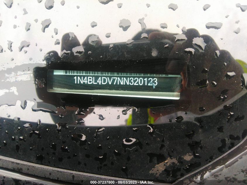 2022 NISSAN ALTIMA 2.5 SV - 1N4BL4DV7NN320123