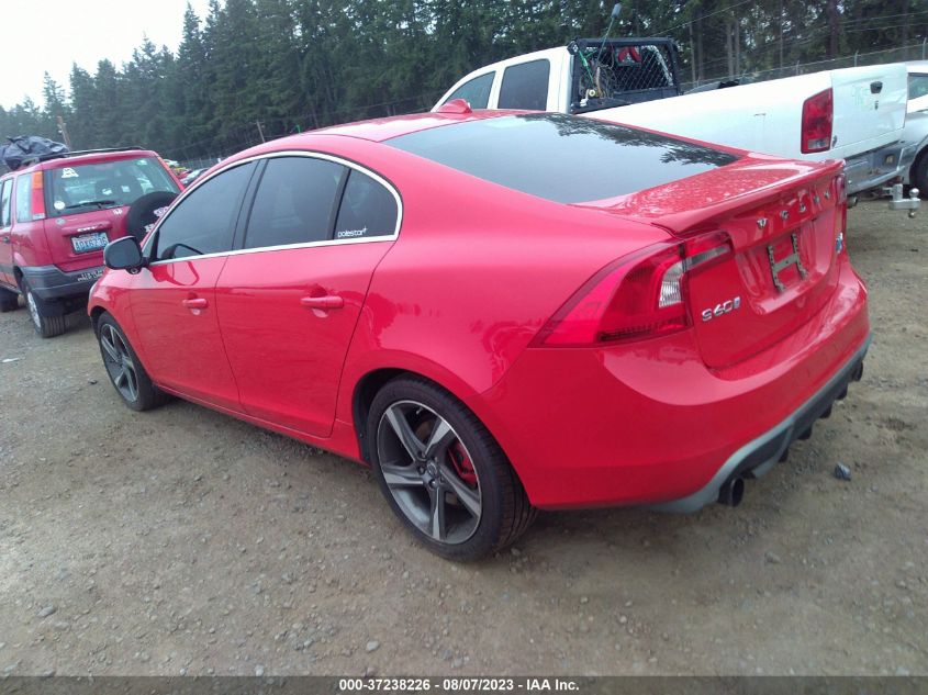 2013 VOLVO S60 T6 - YV1902FHXD2194993